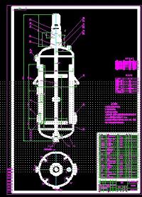 100TPD植物油反应釜的设计（说明书+CAD图纸）