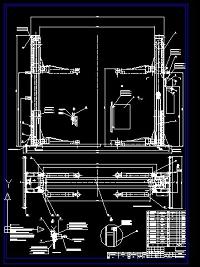 普通双柱式汽车举升机设计（说明书+CAD图纸）