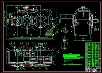 斜齿二级圆柱齿轮减速器设计（说明书+CAD图纸）