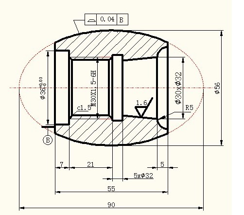 RH-21轴套与型腔配合体数控加工工艺及编程设计