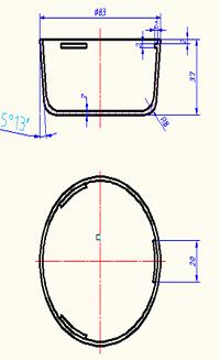 圆盖注射成型工艺及模具设计