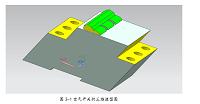 星三角手动换接减压起动控制回路三维电气柜设计