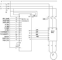 PLC和变频器多速段控制自动门系统