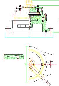 （代做铣夹具毕业设计））水泵叶轮加工工艺及宽13cm，深10cm十字槽立轴分度铣床夹具设计