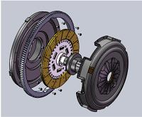 商用车离合器设计及产品建模分析(说明书+cad+三维）