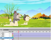 二维动画《狼来了》——原画、动画设计