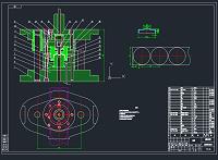 盖冲孔落料拉深复合模的设计（说明书+cad图纸）