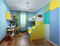 论室内儿童房室内设计（说明书+cad图纸+3Dmax图）