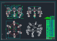 六轮机器人平台结构设计