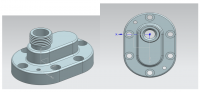 齿轮泵右泵盖三维造型及加工工艺设计(说明书+CAD+三维+三卡）
