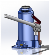 液压千斤顶三维建模及有限元分析设计