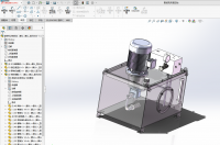 数控机床液压站设计（说明书+CAD+三维建模）