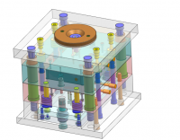 内六角扳手注塑模具设计  （说明书+CAD+三维建模）