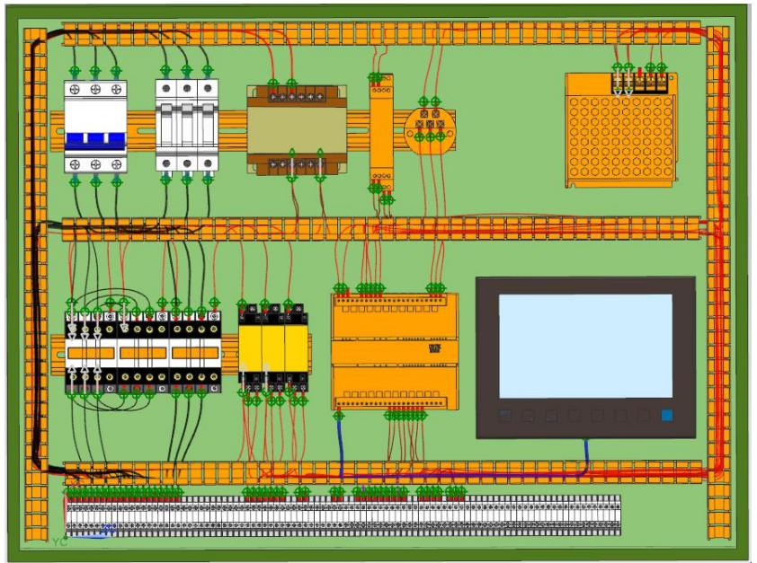基于UG电动刀架控制箱三维布线PLC控制系统设计