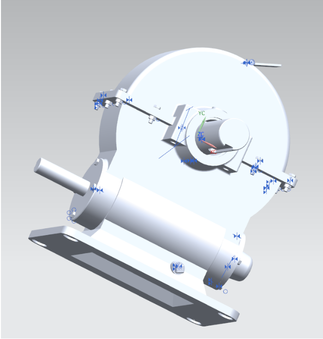 一级涡轮蜗杆减速器的设计和仿真 （说明书+CAD图纸+UG三维+运动仿真+知网查重报告）